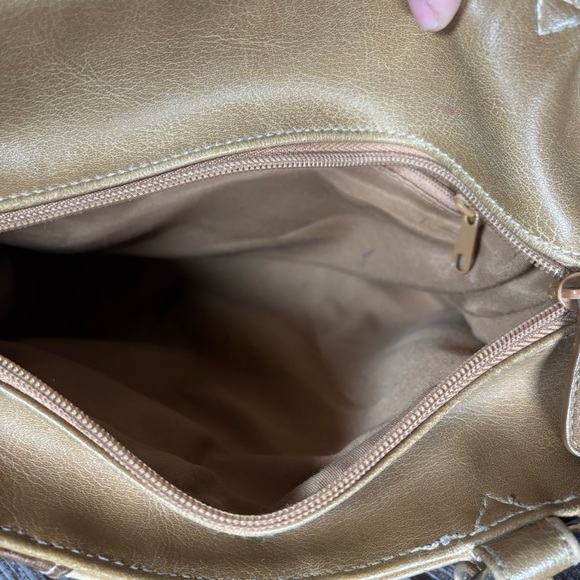 Vintage Patchwork Western Purse Brown - Picture 8 of 9